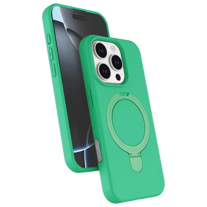Durukar®   iPhone 16 Pro Max Regal Magsafe Standlı Kapak - Yeşil