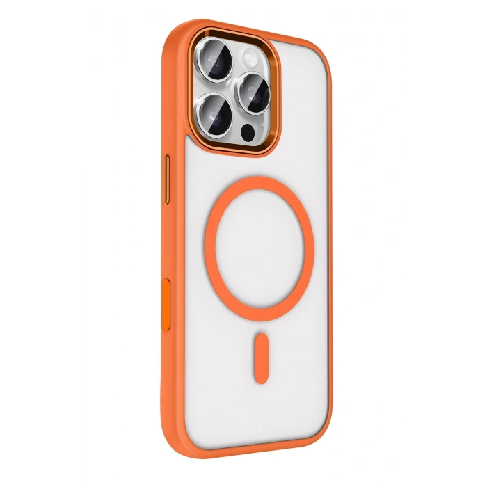 Durukar®   iPhone 16 Pro Max Terea Magsafe Kapak - Turuncu