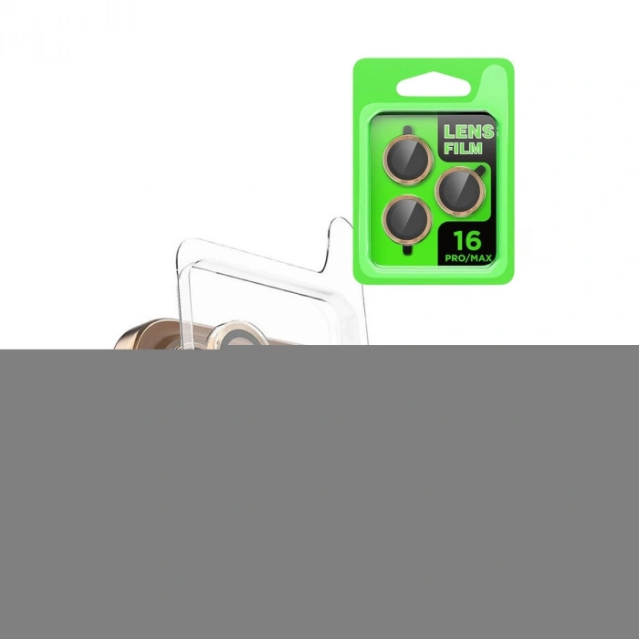 Durukar®  iPhone 16 Pro Raze Metal Kamera Lens - Desert