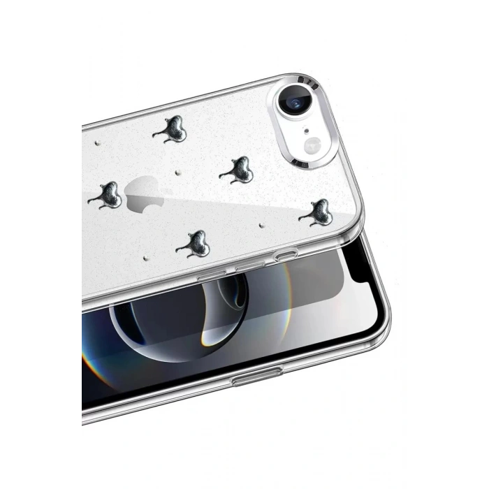 Durukar®   iPhone 16E Fiyonk Desenli Kapak - Desen 1