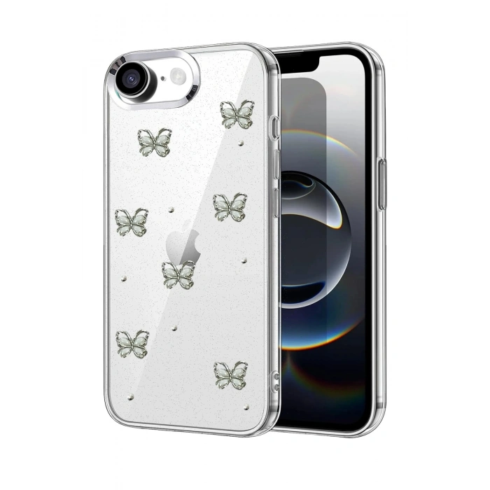 Durukar®   iPhone 16E Fiyonk Desenli Kapak - Desen 9