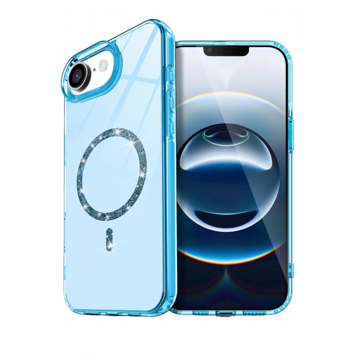 Durukar® iPhone 16E Live Diamond Magsafe Case - Blue