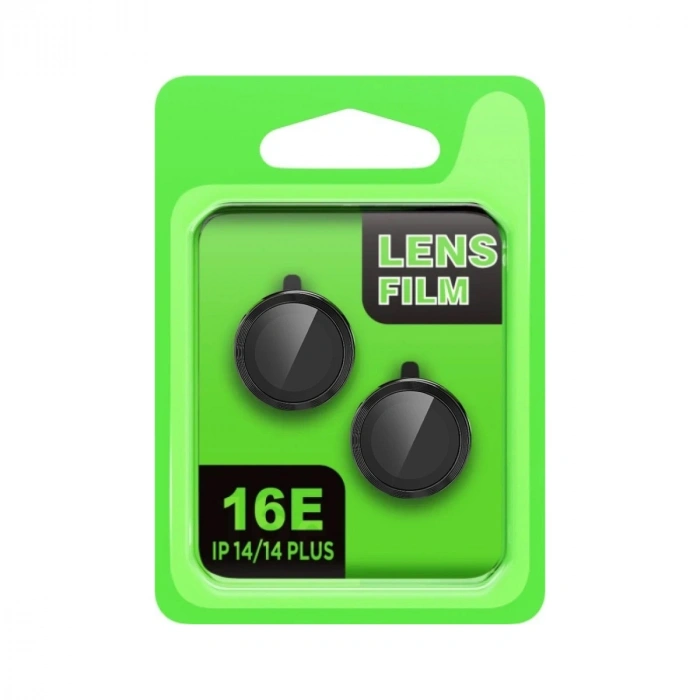 Durukar®   iPhone 16E Raze Metal Kamera Lens - Siyah