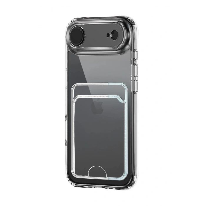 Durukar®   iPhone 17 Air Kart Şeffaf Silikon - Şeffaf