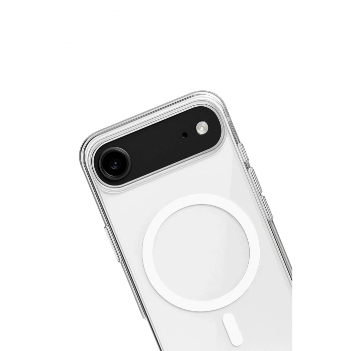 Durukar®  iPhone 17 Air Kılıf Magneticsafe Şeffaf Silikon - Şeffaf
