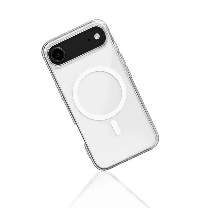 Durukar®  iPhone 17 Air Kılıf Magneticsafe Şeffaf Silikon - Şeffaf