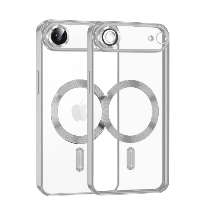 Durukar®   iPhone 17 Air Kross Magneticsafe Kapak - Gümüş
