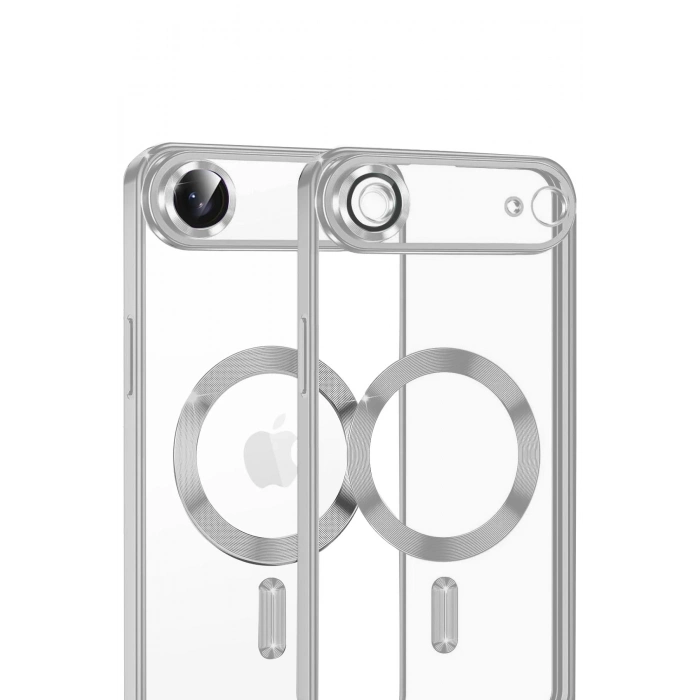 Durukar®   iPhone 17 Air Kross Magneticsafe Kapak - Gümüş