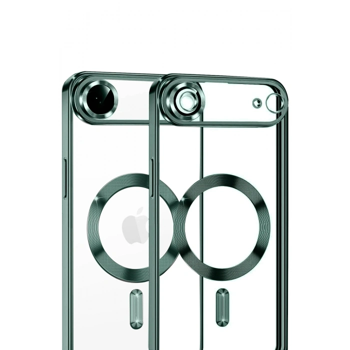Durukar®   iPhone 17 Air Kross Magneticsafe Kapak - Koyu Yeşil