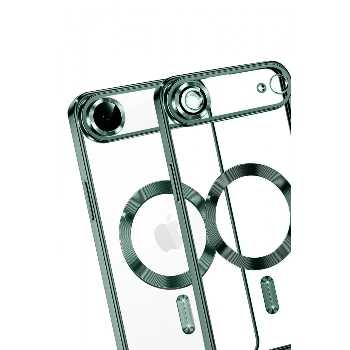 Durukar®   iPhone 17 Air Kross Magneticsafe Kapak - Koyu Yeşil