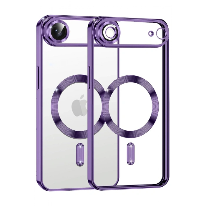 Durukar®   iPhone 17 Air Kross Magneticsafe Kapak - Mor