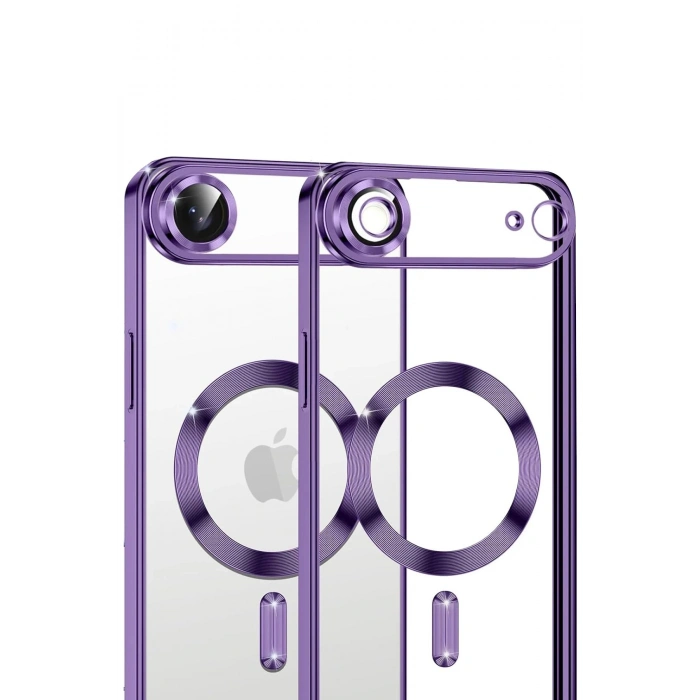 Durukar®   iPhone 17 Air Kross Magneticsafe Kapak - Mor