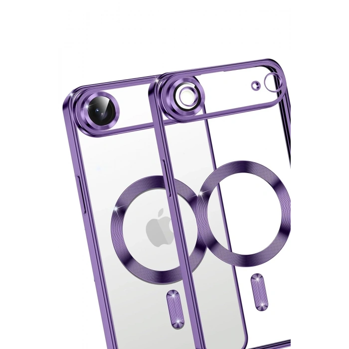 Durukar®   iPhone 17 Air Kross Magneticsafe Kapak - Mor