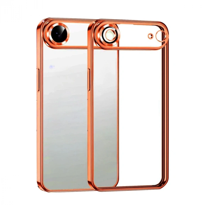Durukar®   iPhone 17 Air  Lensli Silikon - Turuncu