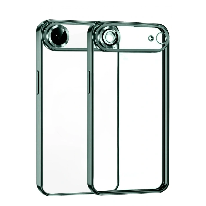 Durukar®   iPhone 17 Air  Lensli Silikon - Yeşil