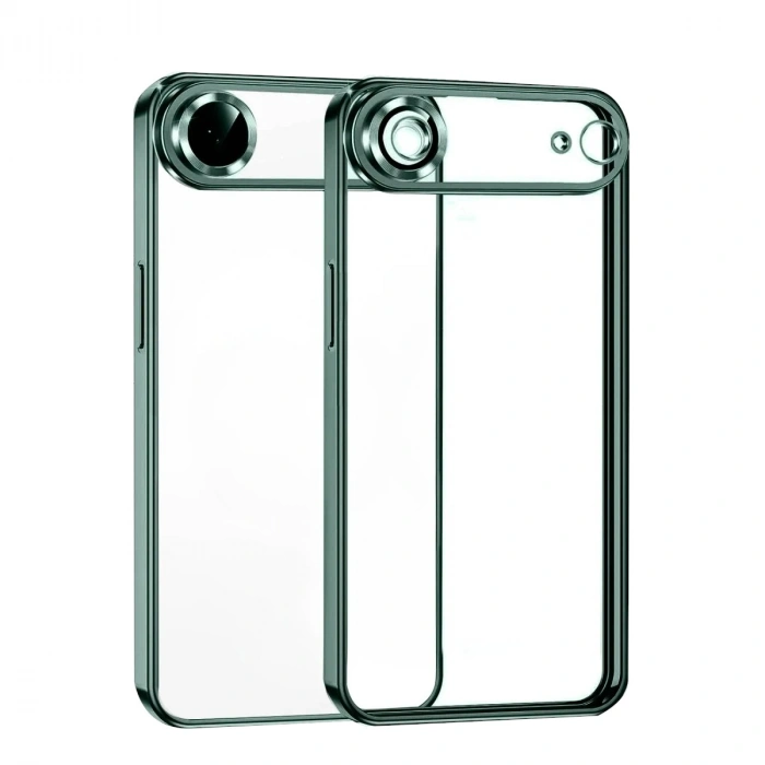 Durukar®   iPhone 17 Air  Lensli Silikon - Yeşil