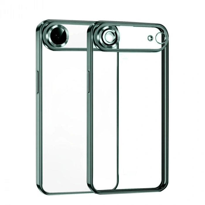 Durukar®   iPhone 17 Air  Lensli Silikon - Yeşil