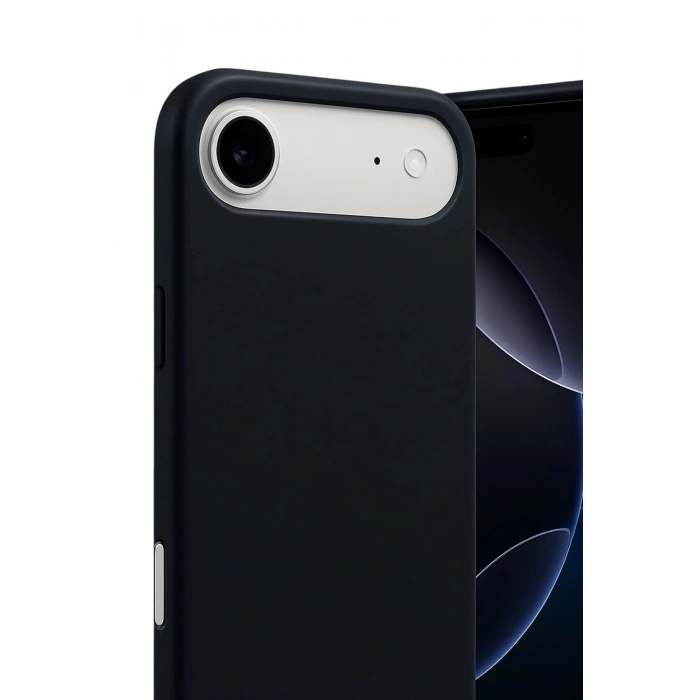 Durukar®   iPhone 17 Air Nano içi Kadife Silikon - Siyah