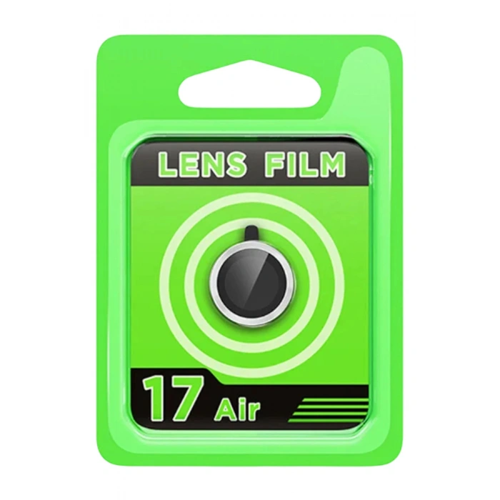 Durukar®   iPhone 17 Air Raze Metal Kamera Lens - Gümüş