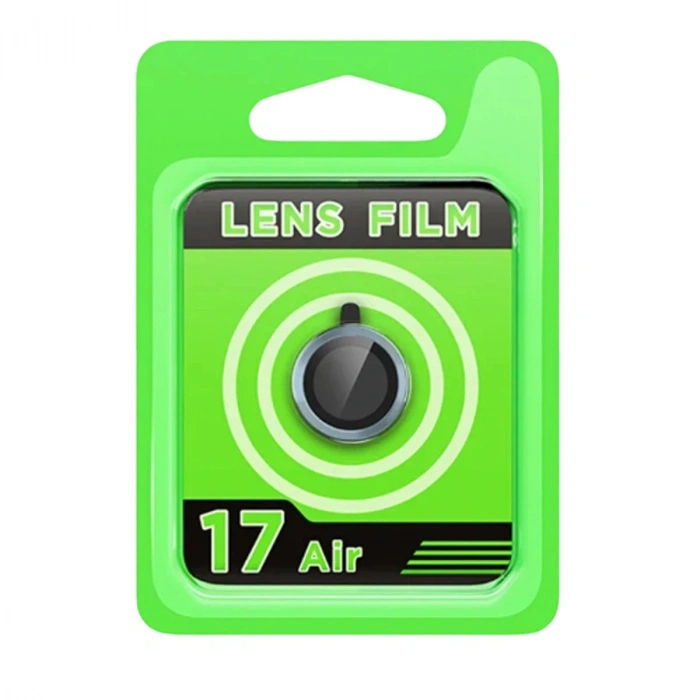 Durukar®   iPhone 17 Air Raze Metal Kamera Lens - Mavi