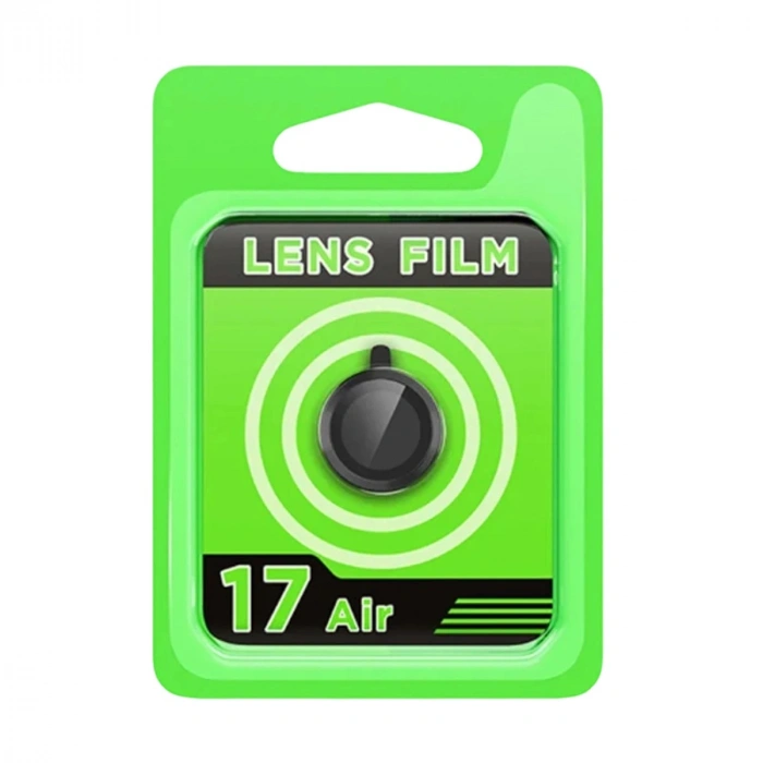 Durukar®   iPhone 17 Air Raze Metal Kamera Lens - Siyah