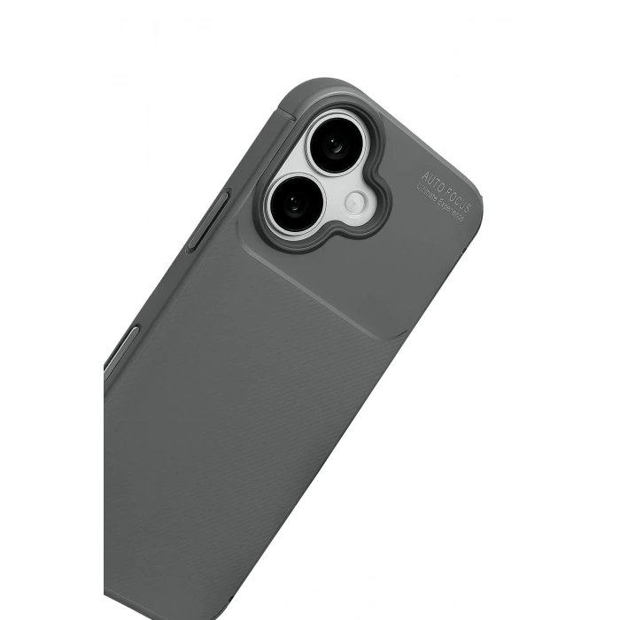 Durukar®   iPhone 17 Auto Focus Karbon Kapak - Gri