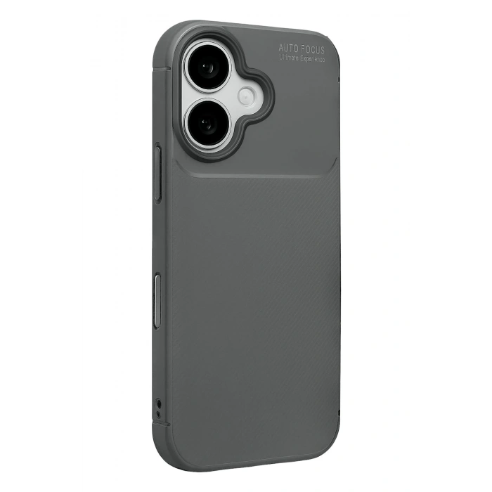 Durukar®   iPhone 17 Auto Focus Karbon Kapak - Gri
