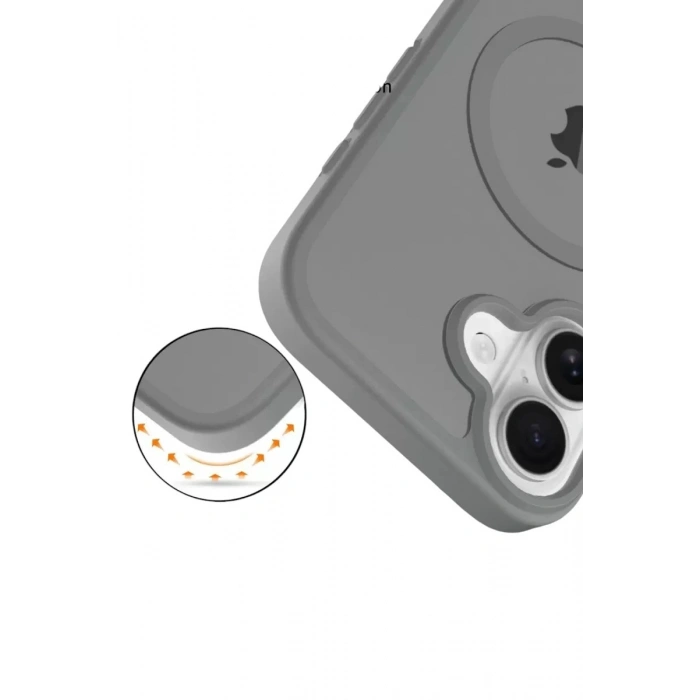 Durukar®   iPhone 17 Jota Magsafe Kapak - Titan Gri