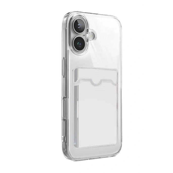 Durukar®   iPhone 17 Kart Şeffaf Silikon - Şeffaf