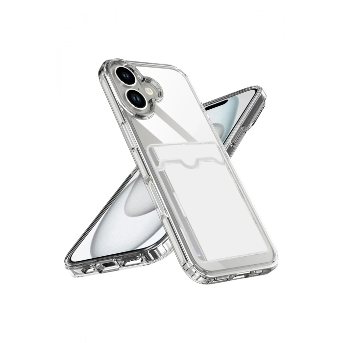 Durukar®   iPhone 17 Kart Şeffaf Silikon - Şeffaf