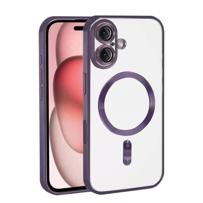 Durukar®   iPhone 17 Kross Magneticsafe Kapak - Mor