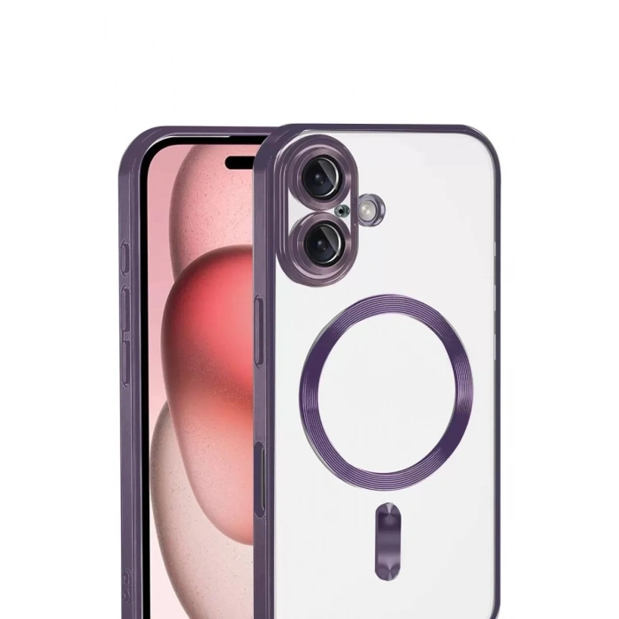 Durukar®   iPhone 17 Kross Magneticsafe Kapak - Mor