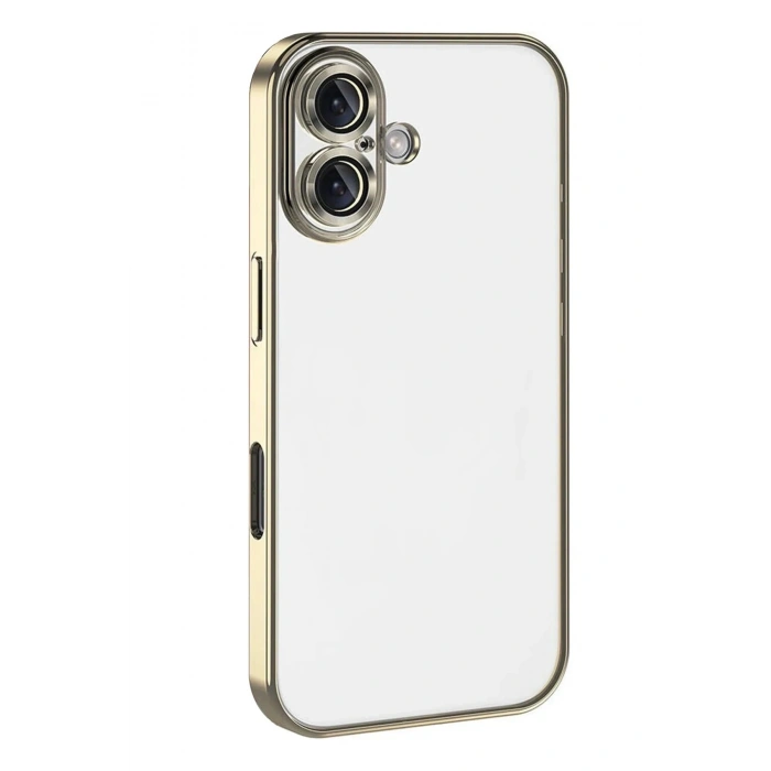 Durukar®   iPhone 17  Lensli Silikon - Gold