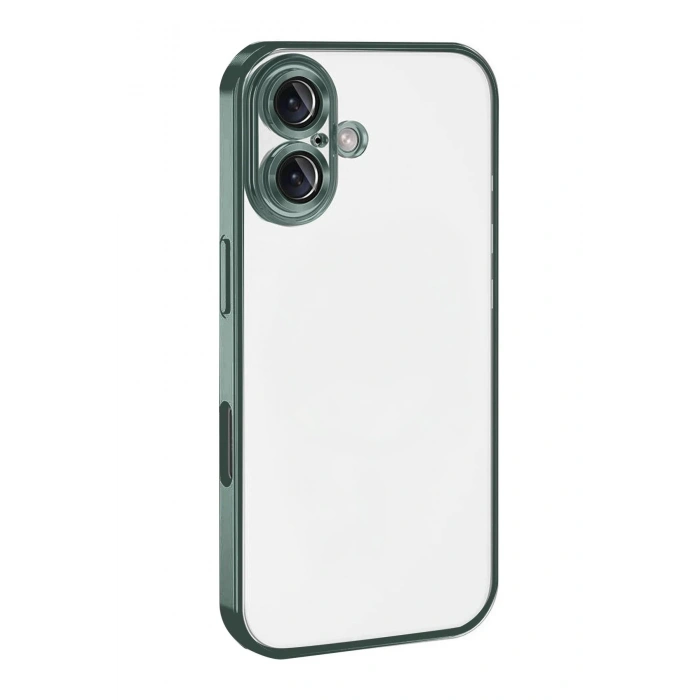 Durukar®   iPhone 17  Lensli Silikon - Yeşil