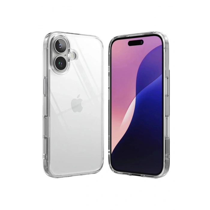 Durukar®   iPhone 17 Lüx Şeffaf Silikon - Şeffaf