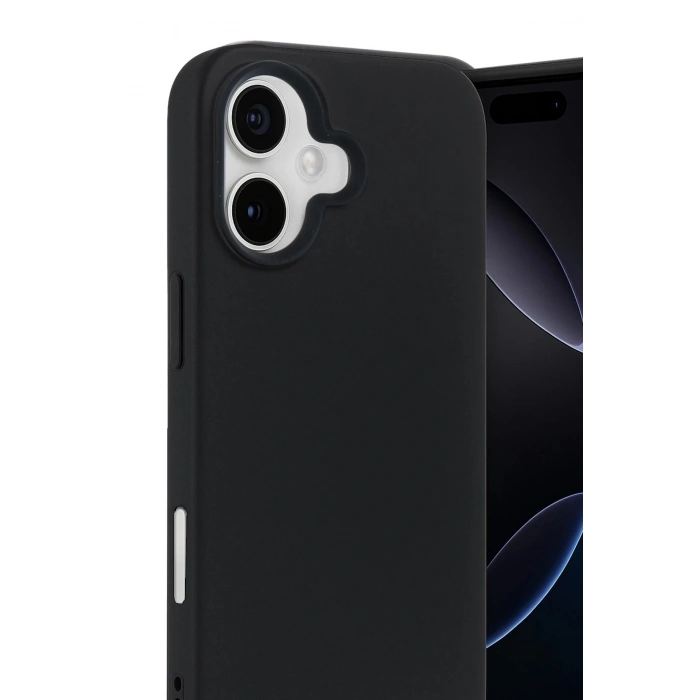 Durukar®   iPhone 17 Nano içi Kadife Silikon - Siyah