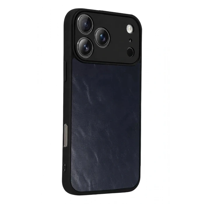 Durukar®   iPhone 17 Pro Aras Deri Kapak - Lacivert