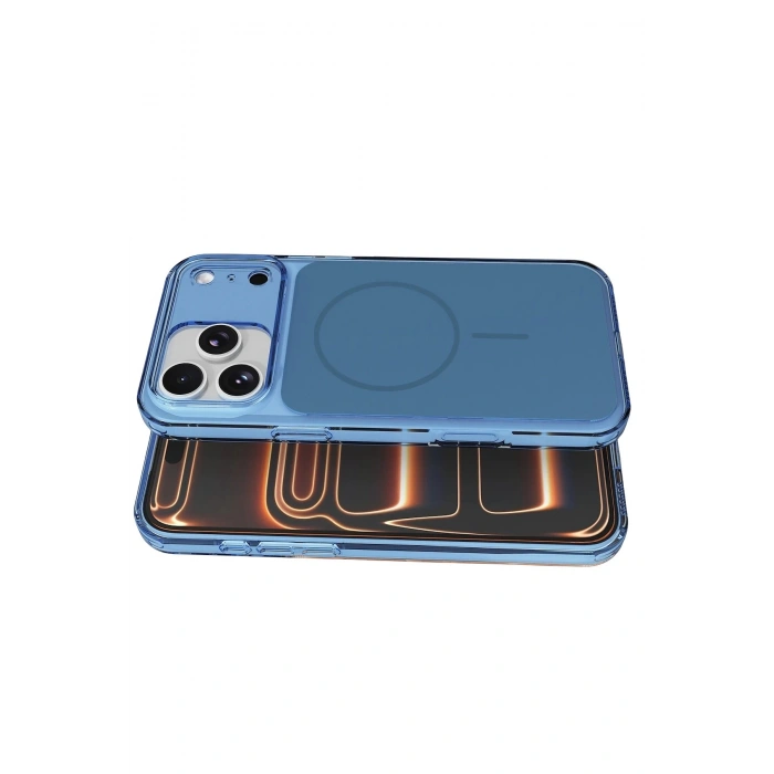 Durukar®   iPhone 17 Pro Bruma Magsafe Kapak - Mavi