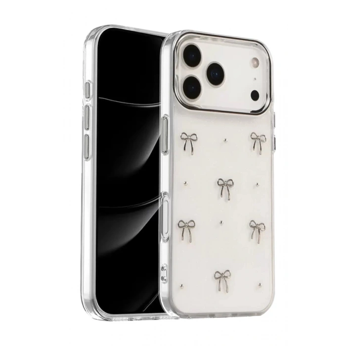 Durukar®   iPhone 17 Pro Fiyonk Desenli Kapak - Desen 5