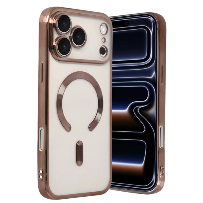 Durukar®   iPhone 17 Pro Kross Magneticsafe Kapak - Çöl Titanyum