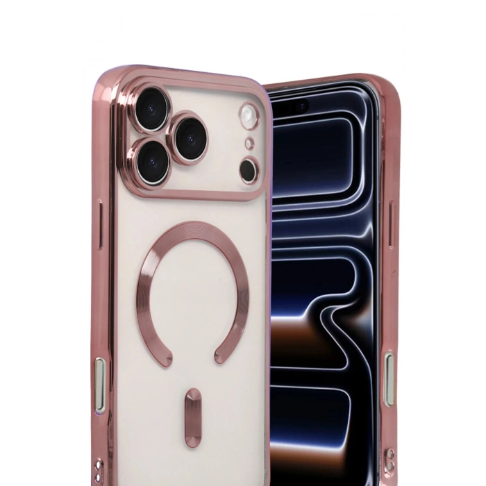 Durukar®   iPhone 17 Pro Kross Magneticsafe Kapak - Rose