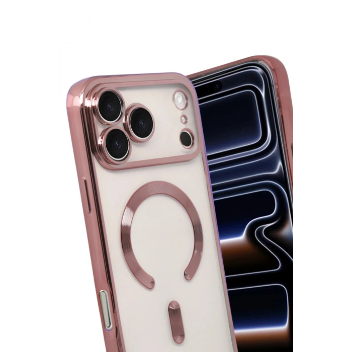 Durukar®   iPhone 17 Pro Kross Magneticsafe Kapak - Rose