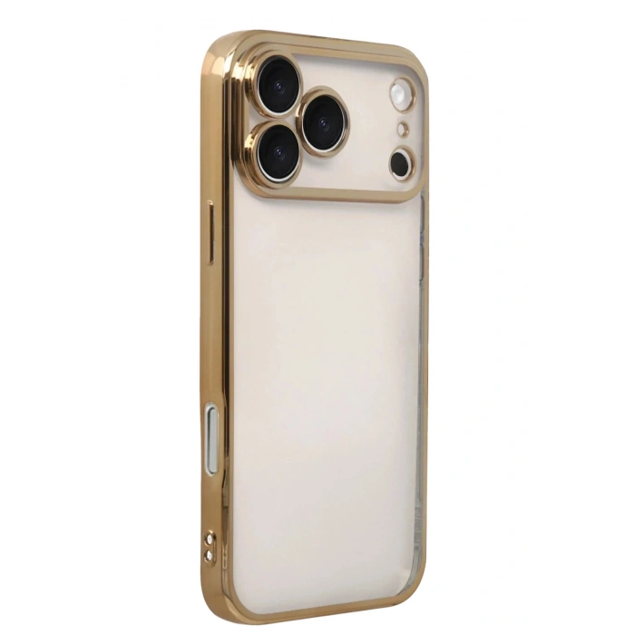 Durukar®   iPhone 17 Pro  Lensli Silikon - Gold