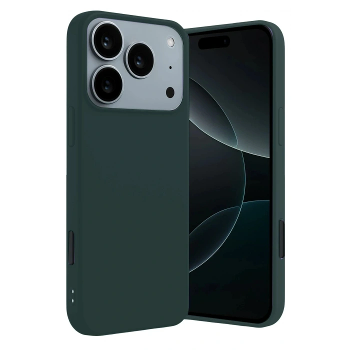 Durukar®   iPhone 17 Pro Max First Silikon - Koyu Yeşil