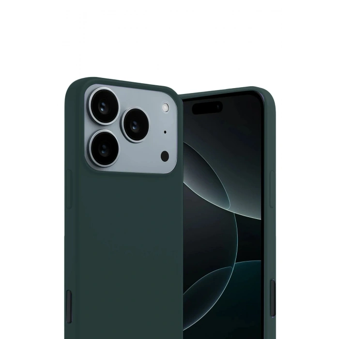 Durukar®   iPhone 17 Pro Max First Silikon - Koyu Yeşil