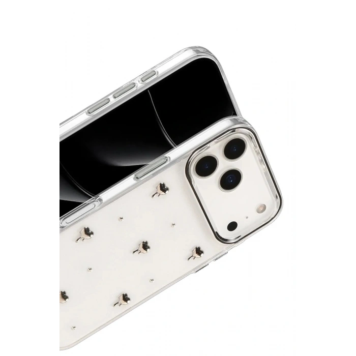 Durukar®   iPhone 17 Pro Max Fiyonk Desenli Kapak - Desen 1