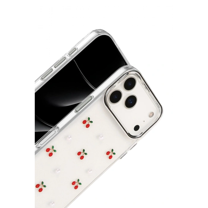 Durukar®   iPhone 17 Pro Max Fiyonk Desenli Kapak - Desen 9