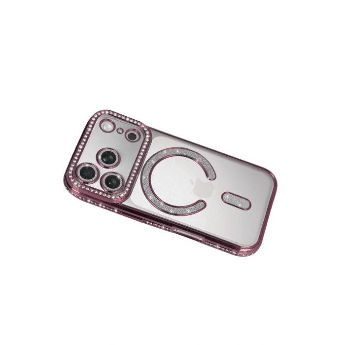 Durukar®   iPhone 17 Pro Max Joke Simli Magneticsafe Kılıf - Pembe