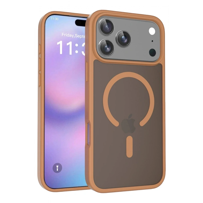 Durukar®   iPhone 17 Pro Max Jota Magsafe Kapak - Çöl Titanyum