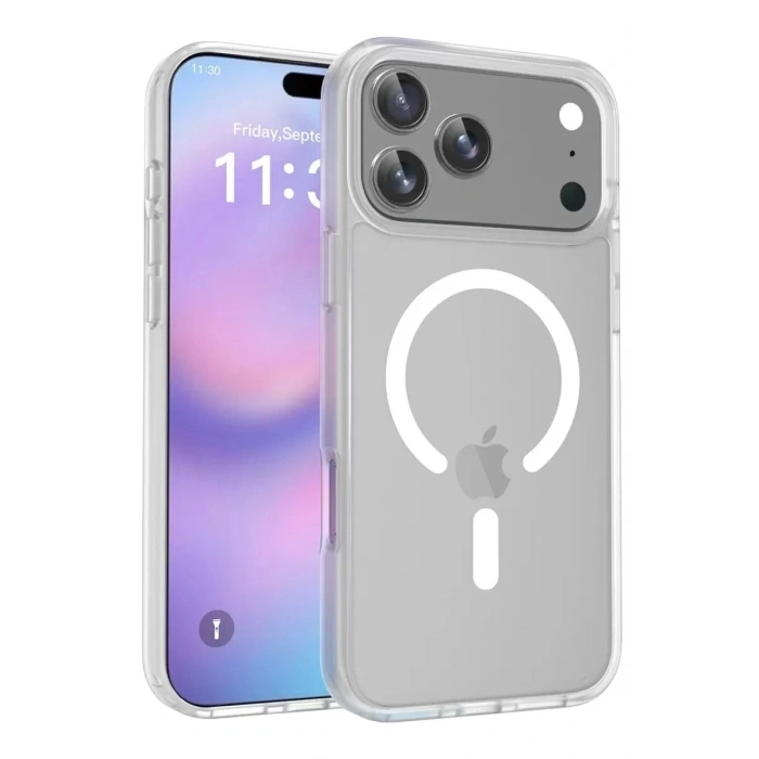 Durukar®   iPhone 17 Pro Max Jota Magsafe Kapak - Şeffaf